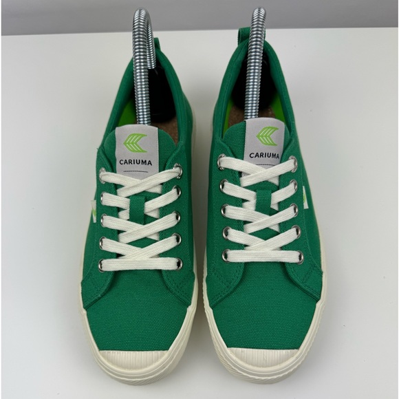 Cariuma Unisex Sneakers - Canvas OCA Low Top Shoes Green WM 7.5/MN 6.5 NWOB - Picture 1 of 11